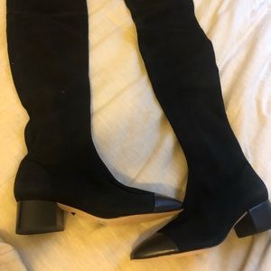 Schutz over the knee boot in black